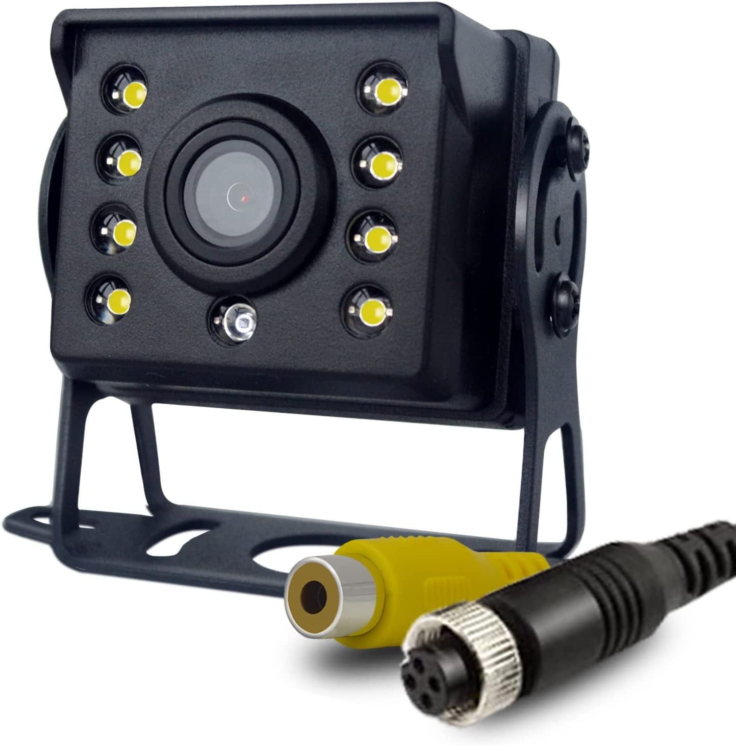 Bileeko 4 Pin Backup Camera for Truck Cars Pickup Trucks SUVs RVs Vans Vehicle Trailer Rear View