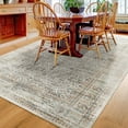 thumbnail image 5 of Ultrug Vintage Floral Rugs Soft Boho Area Rug Indoor Carpet for Living Room Bedroom Home Decor,4'x6',Light Yellow, 5 of 7