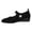 Black, variant on CAIXAI Ballet Flats Shoes For Women Womens Embroidered -On Casual Sneakers with Comfortable Heel for Daily Fashion Wear