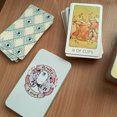thumbnail image 4 of Cartas de tarot con caja de hierro, proceso de estampado en caliente, naipes de alta calidad, instrucciones exclusivas en inglés, 4 of 5