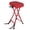 Red, variant on Guitar Stool with Built-in Neck Rest & Foot Rest, Foldable 3.15" Padded Chair Heavy Duty 350 lb Capacity, Portable Music Seat for Practice & Performance