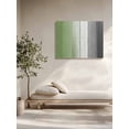 thumbnail image 5 of Sage Green Gray Ombre Wall Art for Living Room, Canvas Picture Wall Decor for Bathroom Bedroom, Vintage Country Wooden Painting Artwork for Office Kitchen Hallway Dining Room Home Decorations 12"x16", 5 of 8