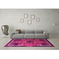 thumbnail image 3 of Ahgly Company Indoor Rectangle Persian Pink Traditional Area Rugs, 7' x 10', 3 of 4
