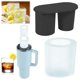 thumbnail image 2 of (Con Tapa Negro) Bandeja Hielo Molde Silicona Molde Hielo 30 40 Oz Bandeja Hielo Especial Hielo, 2 of 9