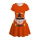 thumbnail image 1 of Vestido de Halloween para niña, oso de Disney, Duffy, estrella, rocío, estampado de calabaza, Cosplay, vestido de fiesta, informal, Kawai, hasta la rodilla, Dress150 Gao Jinjia LED, 1 of 2