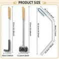 thumbnail image 2 of 3Pieces Fryer Cleaning Tools,Stainless Steel Deep Fryer Cleaning Tools,Basket Fryer Brush,Air Fryer Cleaning Brush Tools, 2 of 5