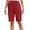 Wine, variant on Busydd Women's Shorts with Pockets Comfy Elastic Waist Summer Shorts for Women Casual Solid Color Womens Shorts