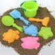 thumbnail image 1 of Xihbxyly Juego de Juguetes de Playa, Coloridas Herramientas de Plástico para Arena, Divertidos Cubos y Espátulas, Material Suave y Seguro para Juegos Creativos, Diversión Al Aire Libre En La Playa, I, 1 of 7