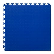 FlooringInc Nitro Flex Protective Garage Flooring Tiles, 20.5x20.5, 8 Tiles, 23.36 Sqft, Coin Pattern, Blue