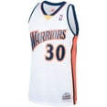 thumbnail image 2 of Men's Mitchell & Ness Stephen Curry White Golden State Warriors Hardwood Classics Swingman Jersey, 2 of 3