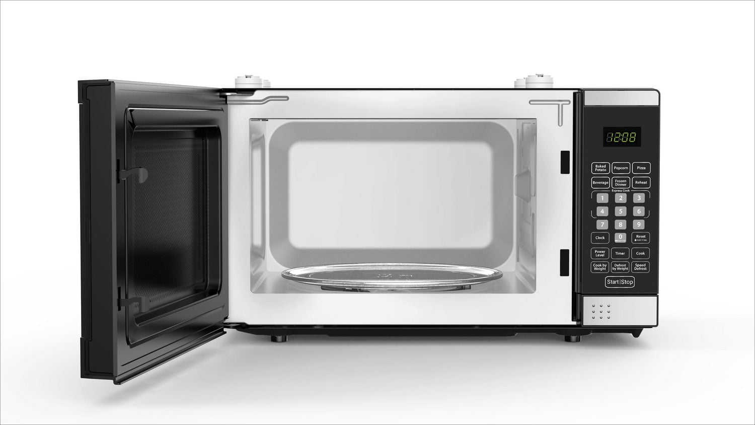 Danby Designer DDMW007501G1 0.7 cu ft Countertop Microwave in Stainless Steel