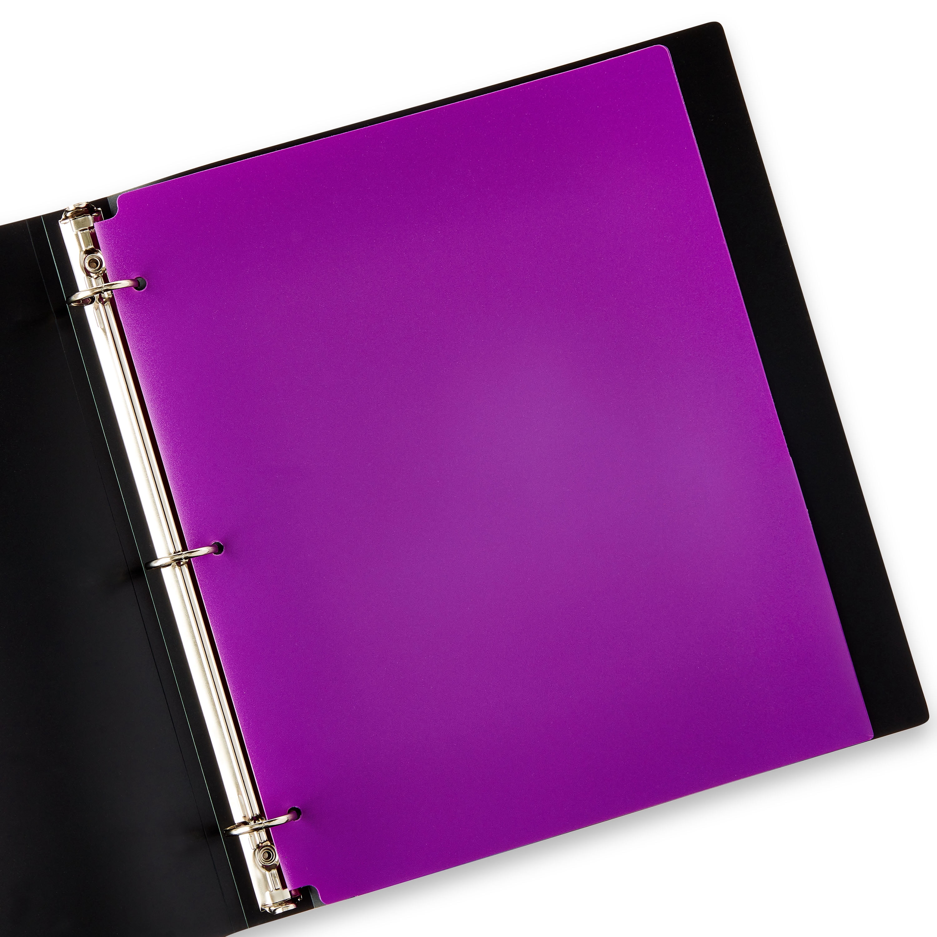 (28 pack) Pen+Gear 2-Pocket Poly Folder, 9.4" x 11.4", Purple