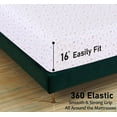 thumbnail image 4 of Ruvanti Flannel Sheets Twin Size - 100% Cotton Brushed Flannel Bed Sheet Sets - Deep Pockets 16 inches (Fits up to 18") - All Seasons Breathable & Super Soft - Warm & Cozy - 3 Pcs - Navlight, 4 of 9