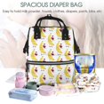 thumbnail image 5 of Honeii a banana blowing air kisses Pattern Mummy Diaper Bag Backpack Durable Maternity Baby Nappy Casual Shoulder Bags Travel Hiking Outdoor Pack, 5 of 6