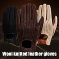thumbnail image 3 of Guantes De Ciclismo Antideslizantes De Piel De Cabra De Punto Para Hombre Para Viajar Y Conducir Inevent VI012170-03, 3 of 6