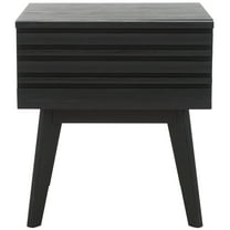 SAFAVIEH Esma Modern 1 Drawer Nightstand,Black