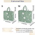 thumbnail image 3 of Corduroy Tote Bag for Women Shoulder Handbags Fashion Ladies Purses Satchel Messenger Bags Cartoon Winter Elements S, 3 of 8