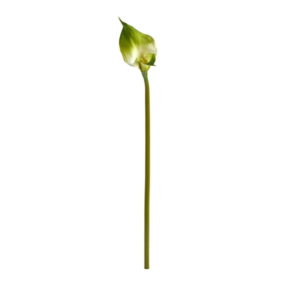 Nearly Natural 33in. Calla Lily Artificial Flower (Set of 4), White