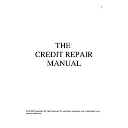 Credit Repair Manual - eBook