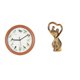 thumbnail image 1 of Reloj de pared con pájaro cantor, reloj de pared, estatua de pareja, figura de pareja, escultura elaborada en PP o cerámica, adecuado para sala de est, 1 of 8