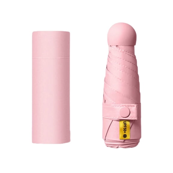 All Weather Compact Umbrella UV Protection Windproof Pongee Fabric for Travel Gift