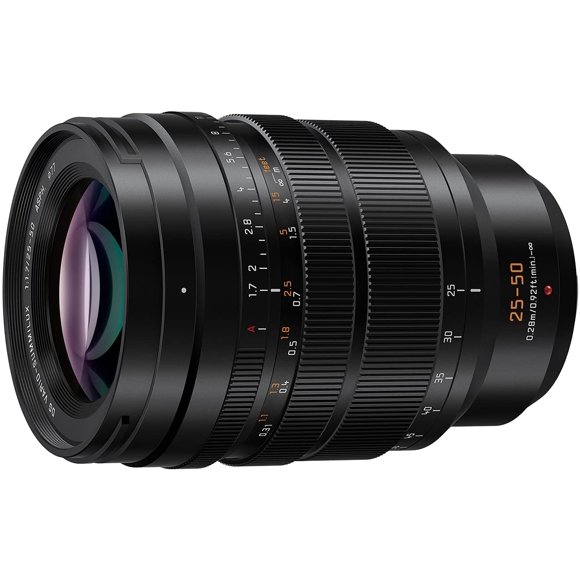 Panasonic LUMIX Micro Four Thirds Camera Lens, Leica DG Vario-SUMMILUX 25-50mm F1.7 ASPH, Stepless Aperture, Video Performance, H-X2550