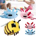 thumbnail image 3 of Muñeco de peluche de Minecraft Sincero Rare Axolotl 30 cm, 3 of 3