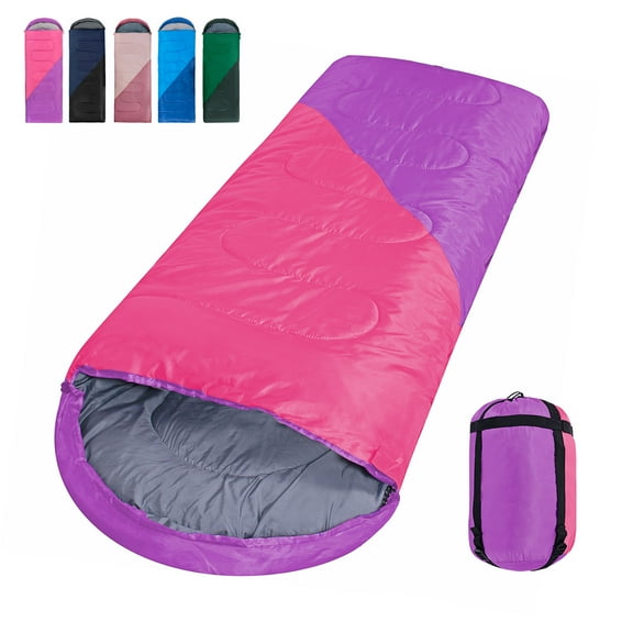 Tesleader Sleeping Bag for Adults and Kids,Backpacking Sleeping Bag for Cold Weather(Left Zipper)