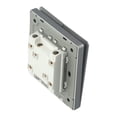thumbnail image 3 of Bgsha PC 86mm Push Button Switch 1/2/3 Gang 2 Way Wall Light Switch Rocker Switch, 3 of 9