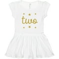 thumbnail image 3 of Inktastic 2nd Birthday Gold Two Girls Toddler Dress, 3 of 5