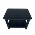 thumbnail image 4 of WestinTrends Tuscany Outdoor Side Table, All Weather HIPS 2 Tier Adirondack Small Patio Table with Storage, Navy, 4 of 9