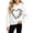 05-White, variant on Yutgune Girls' Heart Graphic Hoodie, Long Sleeve Casual Pullover Sweatshirt