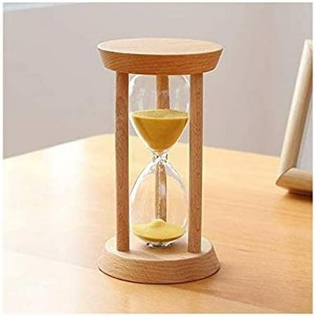 Wooden Sand Timer, 10 Minutes Time Clock for Kids Home Kitchen Timer