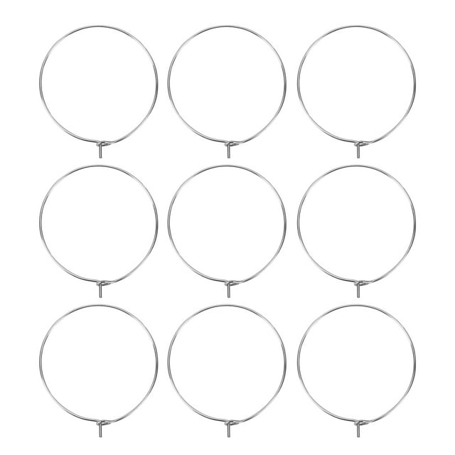 MasteelfCA 150 Pcs Composants en Acier Inoxydable Crochets d'Oreille Ronds Accessoires pour Fabrication de Bijoux DIY (Argent)