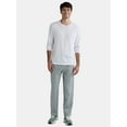 thumbnail image 2 of Athletic Works Men's Open Leg Fleece Pants, Sizes XS-4XL, 2 of 5