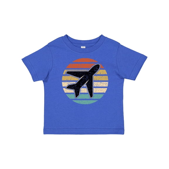 Inktastic Airplane Pilot Vintage Sunset Boys or Girls Toddler T-Shirt