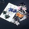 thumbnail image 4 of Exaggerated Temperament Acrylic Flowers Leaf Long Tassel Earrings, 4 of 4