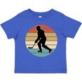 thumbnail image 3 of Inktastic Hockey Player Retro Sunset Boys or Girls Toddler T-Shirt, 3 of 5