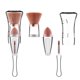 thumbnail image 3 of Brocha de maquillaje ZOREYA 3 en 1, brocha para contorno, base, brocha para labios, brocha multifunción portátil para corrector, 3 of 9