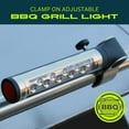 thumbnail image 4 of LIGHTACCENTS Barbecue Grill Light, Battery Operated LED BBQ Grill Light, Aluminum Clamp, Adjustable 180 Degrees, 10 LED Bulbs, Perfect for Outdoor Kitchen, 4 of 11