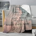 thumbnail image 2 of Coastal Throw Blankets Seashell Beach Nautical Themed Sherpa Bed Blanket White Decorative Sofa Decor Gift Blanket 50x60 Inch with 2 Pillow Covers, 2 of 6