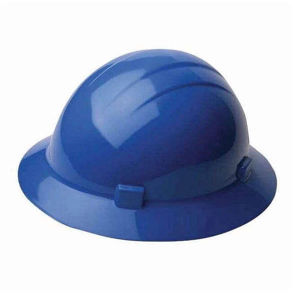 Hard Hat, Americana, Polyethylene, 4 Point Ratchet, Type 1, Class E, Blue