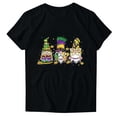 thumbnail image 2 of Fiudx Camisas de Mujer Blusa de Manga Corta con Estampado de Moda para Mujer, Divertida Camiseta con Cuello Redondo, 2 of 5