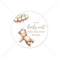thumbnail image 1 of Etiquetas adhesivas personalizadas con temática de oso, etiquetas de bienvenida para Baby Shower, recién nacido, lindo oso personalizado, niña, niño, cumpleaños, bautismo, 1 of 4