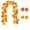 6.6ft/C, variant on Yakvarog 6.6ft LED Fall Garland with Lights, Realistic Autumn Maple Leaves Garland Battery Operated for Thanksgiving Halloween Decor, Doorway Stair Railing, Indoor Outdoor
