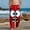 A409 Red, variant on Kids Boys Girls Joggers Scared Face Cartoon Print Stretchy Cotton Sweatpants for Kindergarten School Wear, 4-13Y