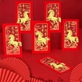 thumbnail image 2 of 6 Horse Envelopes, Chinese New Year Prosperity Gifts for Birthdays, Celebrations, Special Occasions, 2 of 9