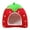 Red, variant on CHGBMOK Cute Strawberry Cat House Indoors Winter Warm Pet Dog Bed Foldable Fleece Warm Yurt