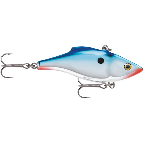 Rapala Rattlin' Rapala 04, Fishing Lure, Chrome Blue