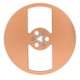 thumbnail image 1 of Empty Tape Reel, 1/4 7 Inch Empty Take Up Reel to Reel Small Hub Open Reel Sound Tape Takeup Reel with 2 Holes, Universal Aluminum Alloy Empty Tape Reel, 1 of 7